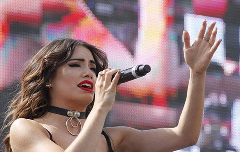 Lali Espósito brilló en el Estadio Kempes de Córdoba (Fotos: Prensa).