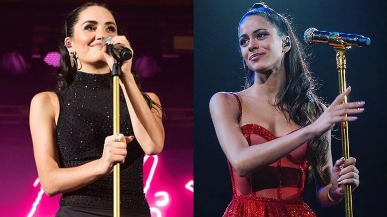 Lali Espósito negó contundente haberse bajado de un show por Tini Stoessel (Fotos: Web)