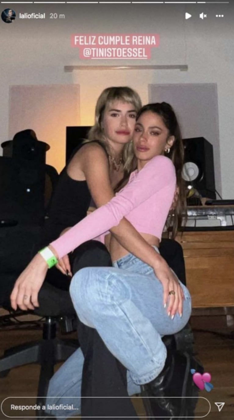 Lali Espósito saludó a Tini Stoessel por su cumpleaños con una inédita foto juntas: "Feliz cumple, reina"