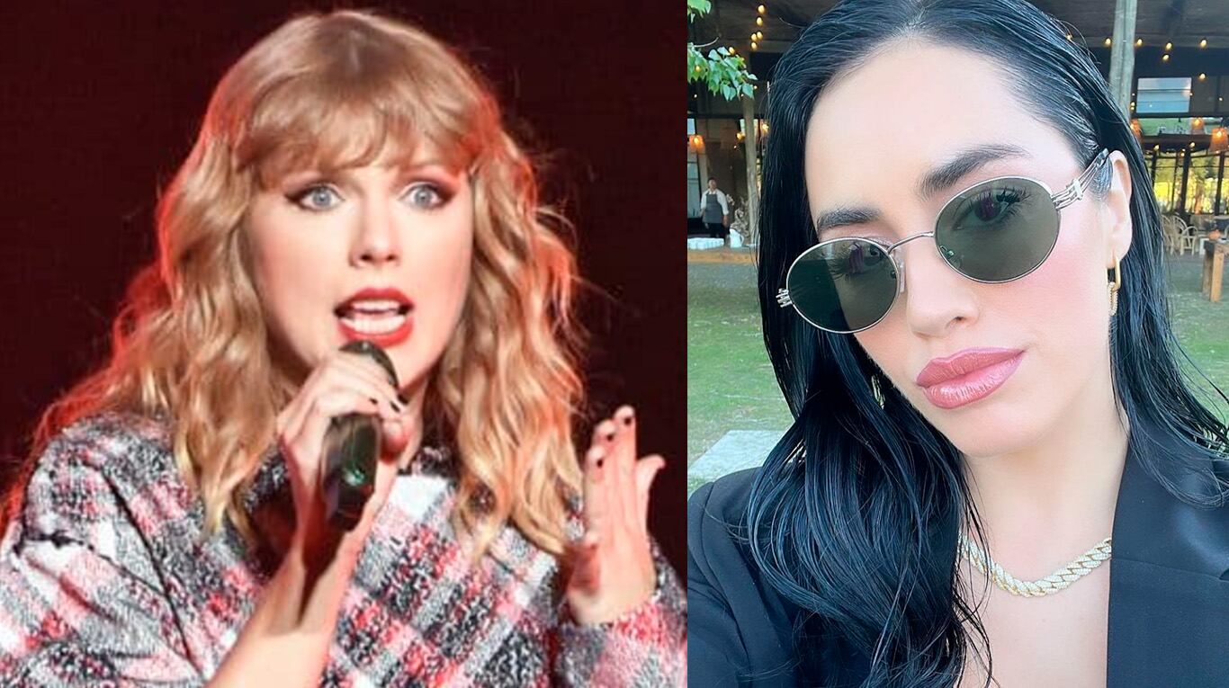 Lali Espósito sorprendió al piropear al novio de Taylor Swift.