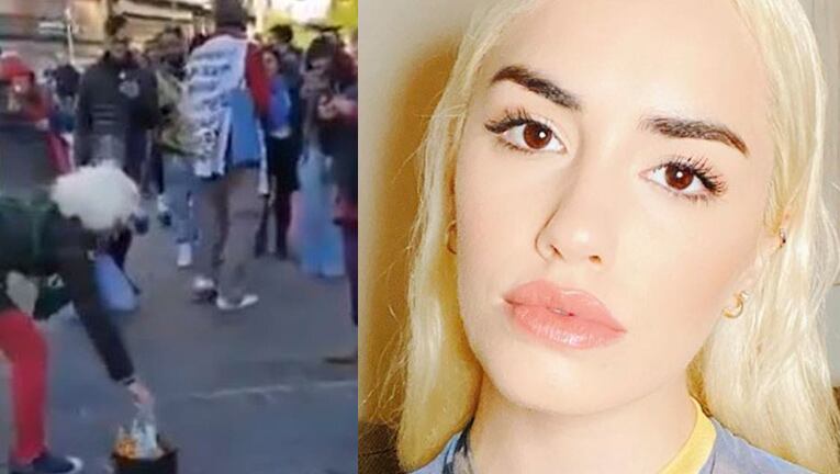 Lali fulminó a las personas que quemaron barbijos en el Obelisco.