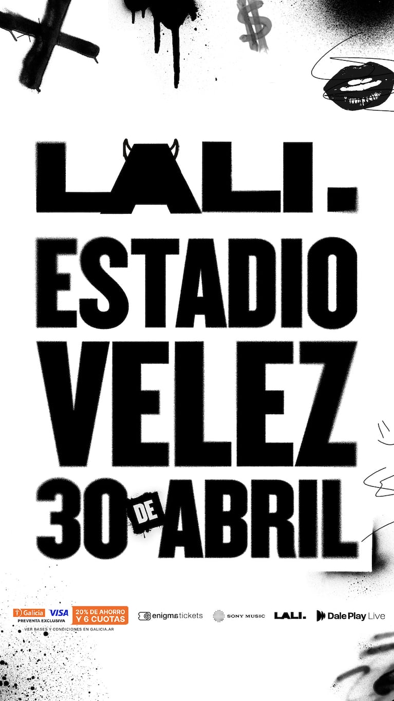 Lali vuelve a Vélez en 2025.