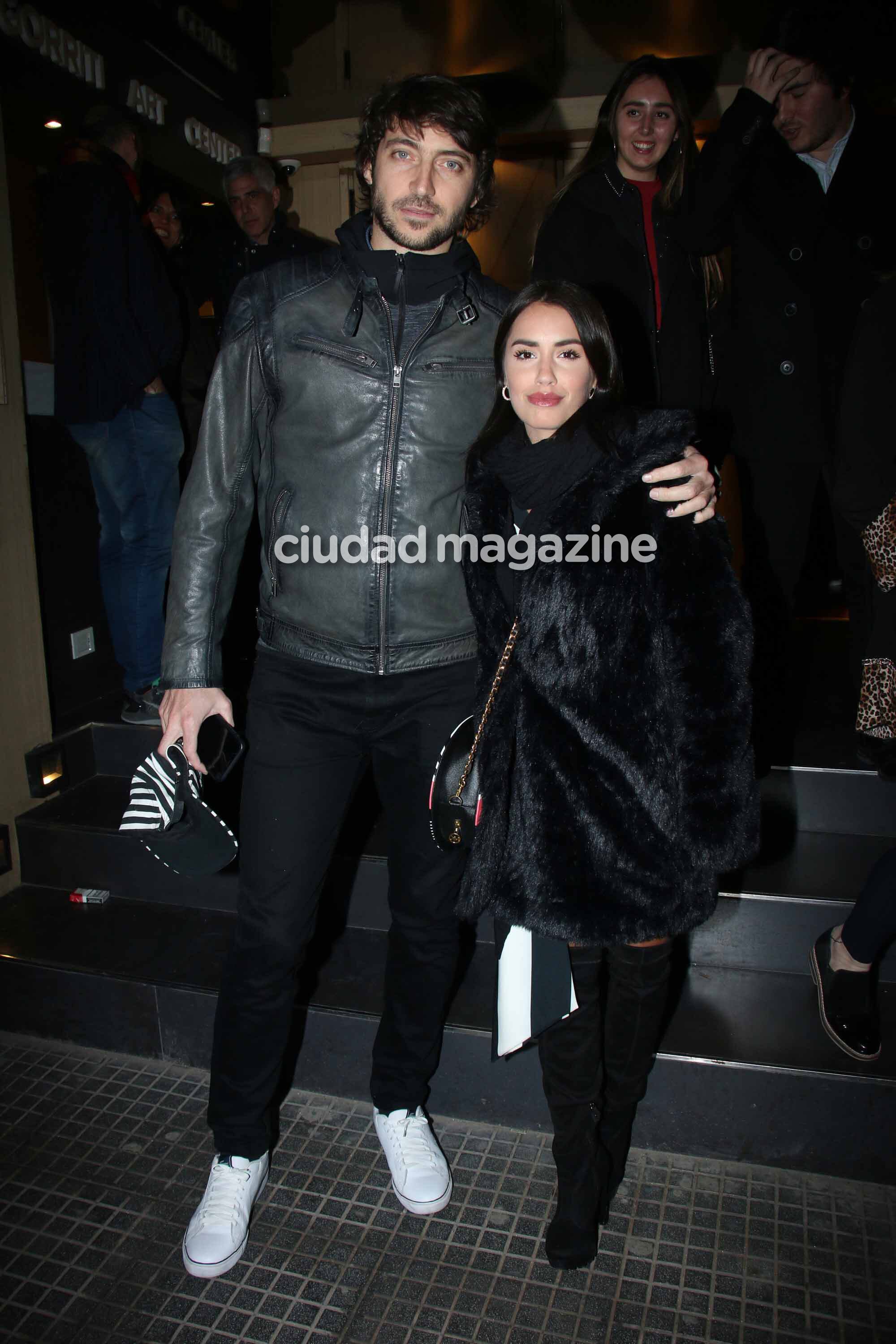 Lali y Santiago Mocorrea, en el cumple de Cande Vetrano (Foto: Movilpress)