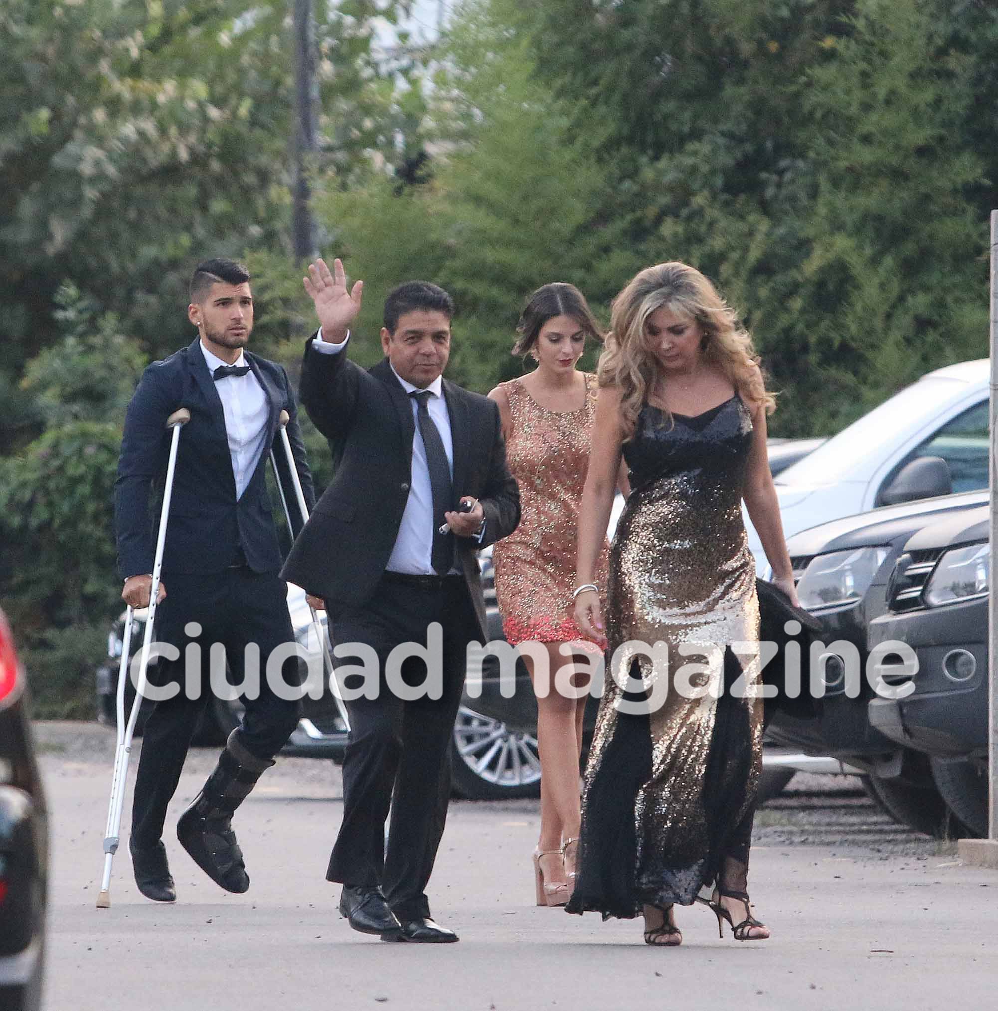 Lalo Maradona en la gran boda de Dalma Maradona. (Foto: Movilpress)