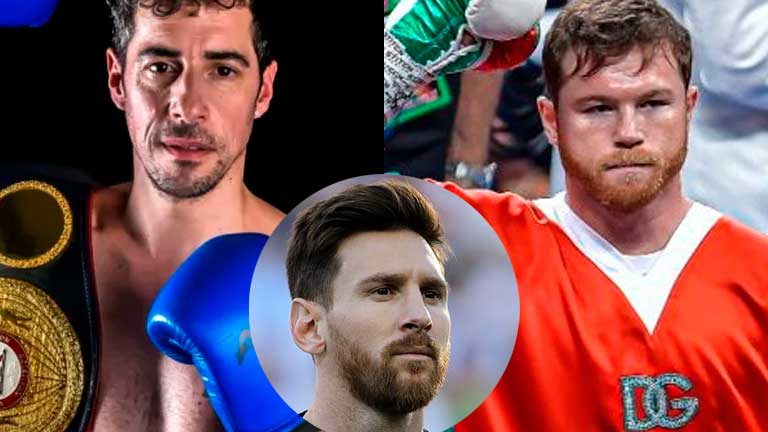 Lamothe respondió los furiosos tweets de Canelo Álvarez contra Lionel Messi