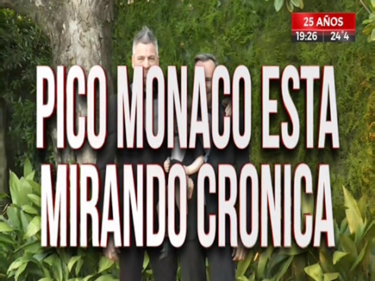 Las desopilantes placas de Crónica TV durante el casamiento de Pampita y Roberto García Moritán