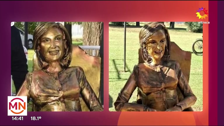 Las estatuas de Mirtha Legrand.