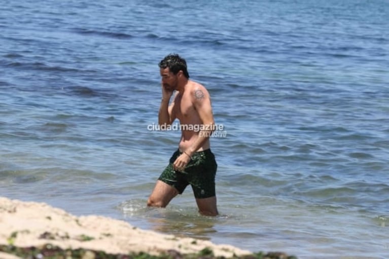 Las fotos de Ámbar, la hija de Juana, Nacho Viale y su novia Lucía Pedraza disfrutando de las playas de Punta