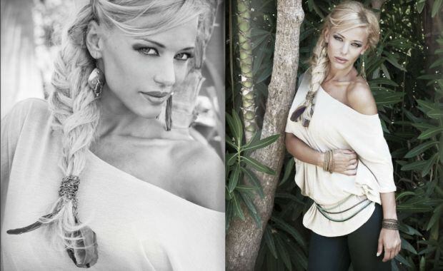 Las fotos de Evangelina Anderson en la tapa de una revista de España (Foto: Mar Bell Contemporánea)