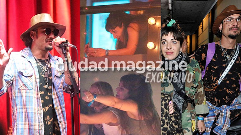  Las fotos de Gianinna Maradona en un recital de Daniel Osvaldo (Fotos: Movilpress)