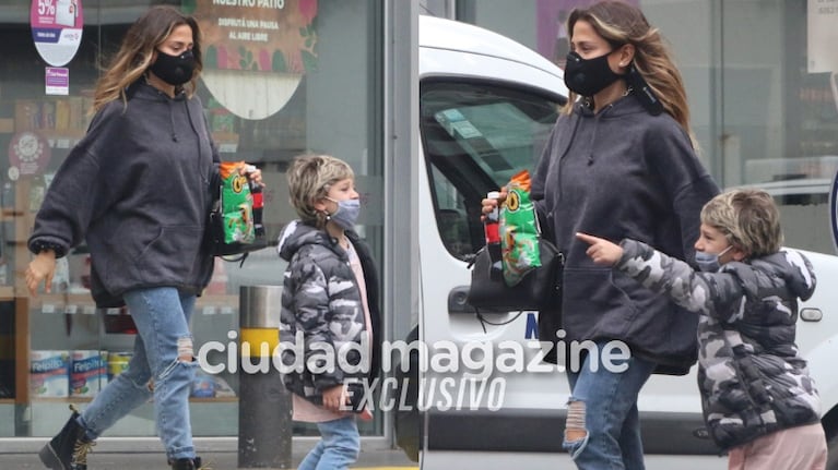 Las fotos de Jimena Barón y Momo camino al asado del jurado de La Academia (Foto: Movilpress)