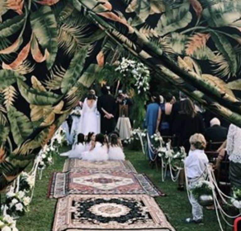 Las fotos de la boda de Sol Estevanez y Mariano Uranga: "Fue mágica e inolvidable"