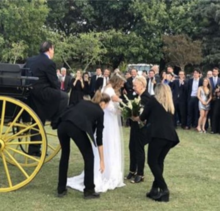 Las fotos de la boda de Sol Estevanez y Mariano Uranga: "Fue mágica e inolvidable"