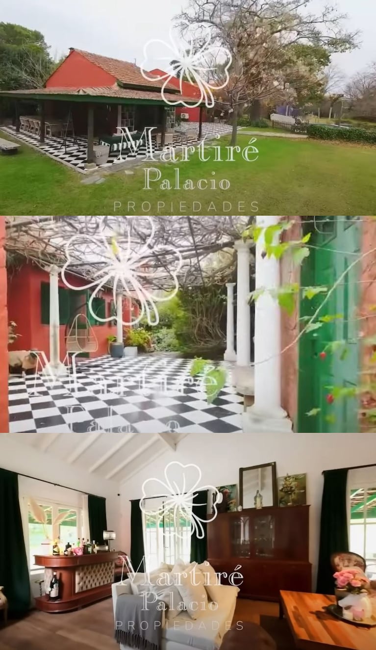 Las fotos de la increíble casa de la China Suárez (Foto: Captura Youtube /Martiré propiedades)