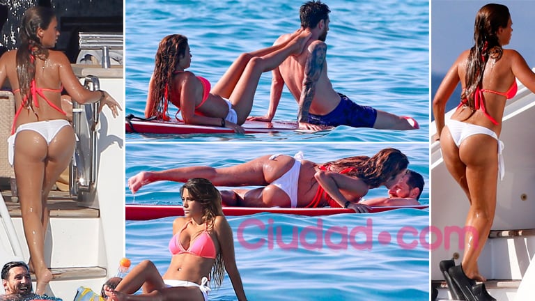 Las fotos de Lionel Messi y Antonella Roccuzzo, de vacaciones. Foto: Grosby Group