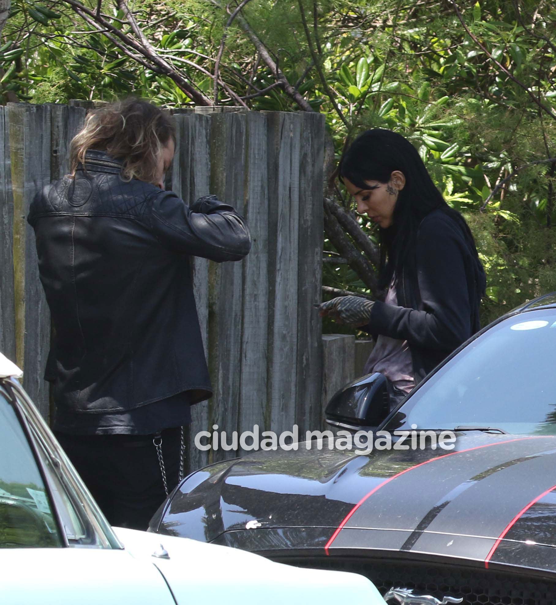 Las fotos de Luca Bonomi y Candelaria Tinelli, reconciliados en Punta del Este. (Foto: GM Press)