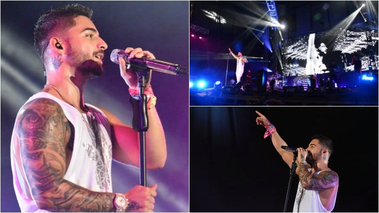 Las fotos de Maluma en Misiones en el primer recital de su gira por Argentina. Foto: CZ Comunicación