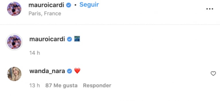 Las fotos de Mauro Icardi solo en París con sus hijas mientras Wanda Nara está en Milán: "Mis princesas"