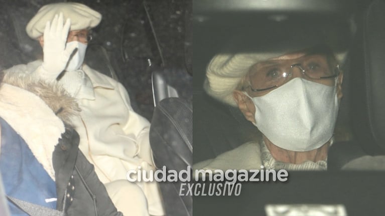 Las fotos de Mirtha Legrand tras ser dada de alta a casi dos semanas de su operación (Fotos: Movilpress)