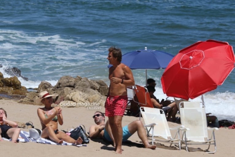 Las fotos de Valeria Mazza con Alejandro Gravier, sus hijos y amigos en las playas de Punta del Este 