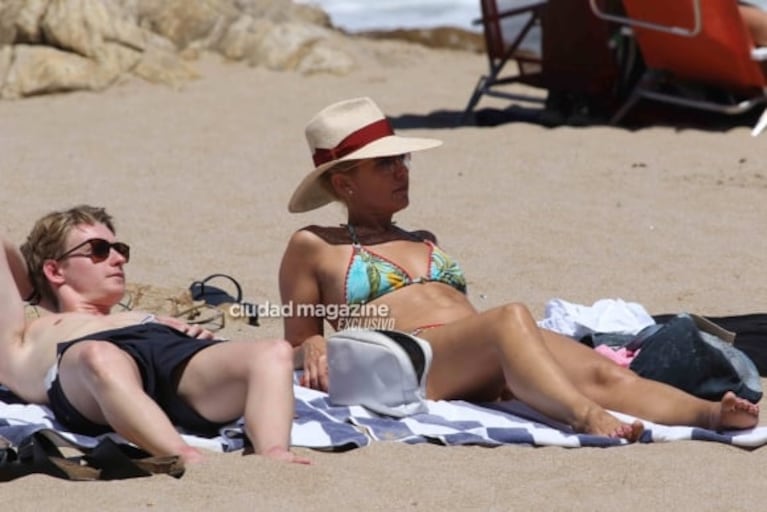 Las fotos de Valeria Mazza con Alejandro Gravier, sus hijos y amigos en las playas de Punta del Este 