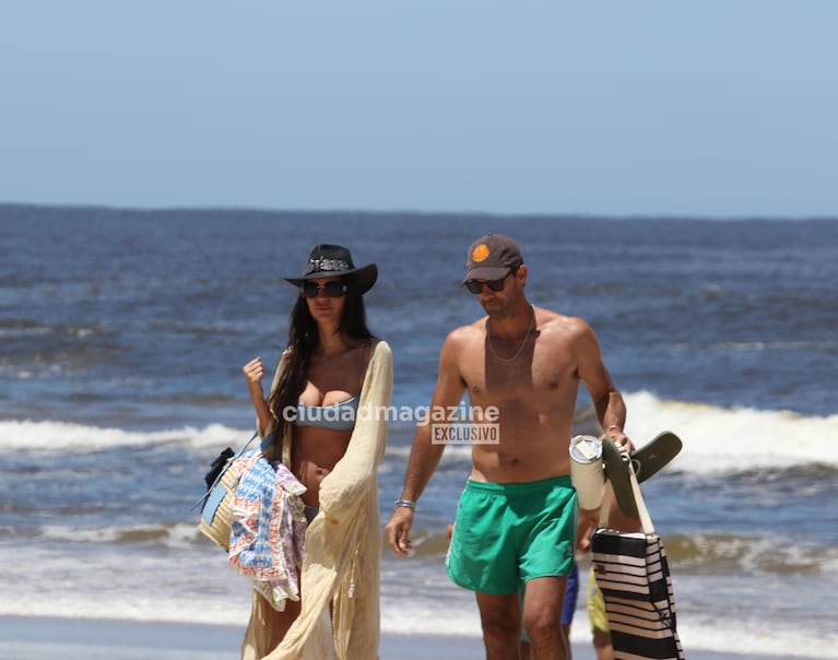 Las fotos de Zaira Nara y Facundo Pieres juntos en la playa, en medio de los rumores de embarazo