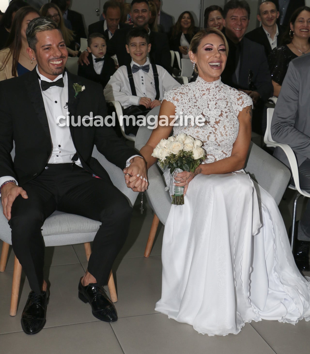 Las fotos del casamiento de Mónica Farro y Leandro Pena. (Foto: Movilpress)