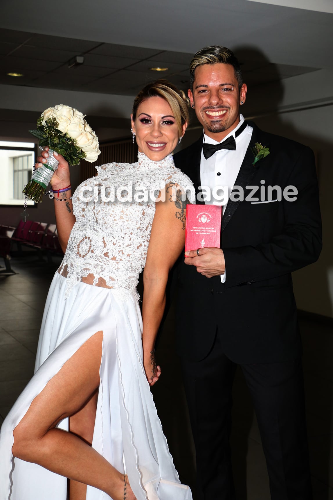 Las fotos del casamiento de Mónica Farro y Leandro Pena. (Foto: Movilpress)