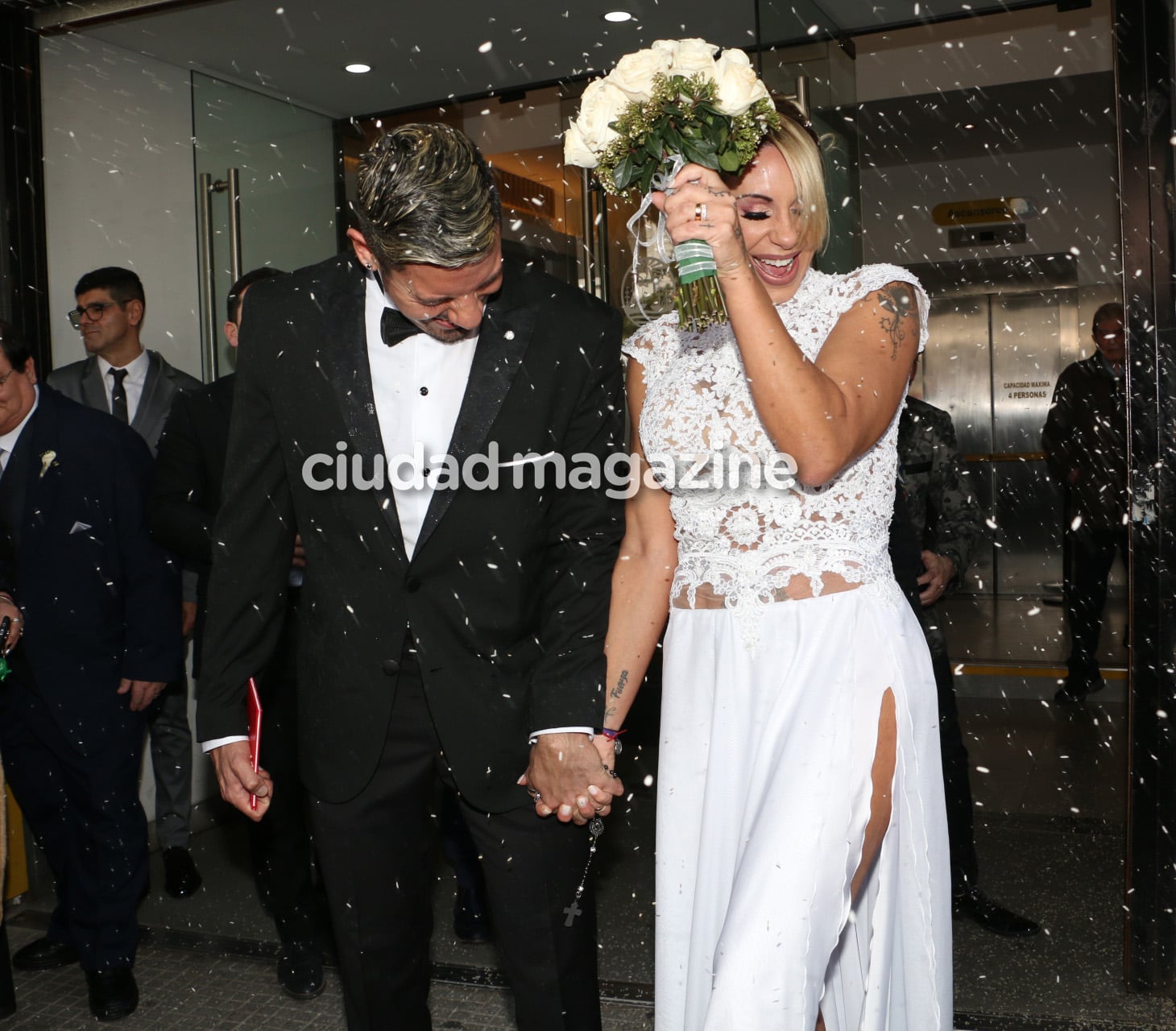 Las fotos del casamiento de Mónica Farro y Leandro Pena. (Foto: Movilpress)