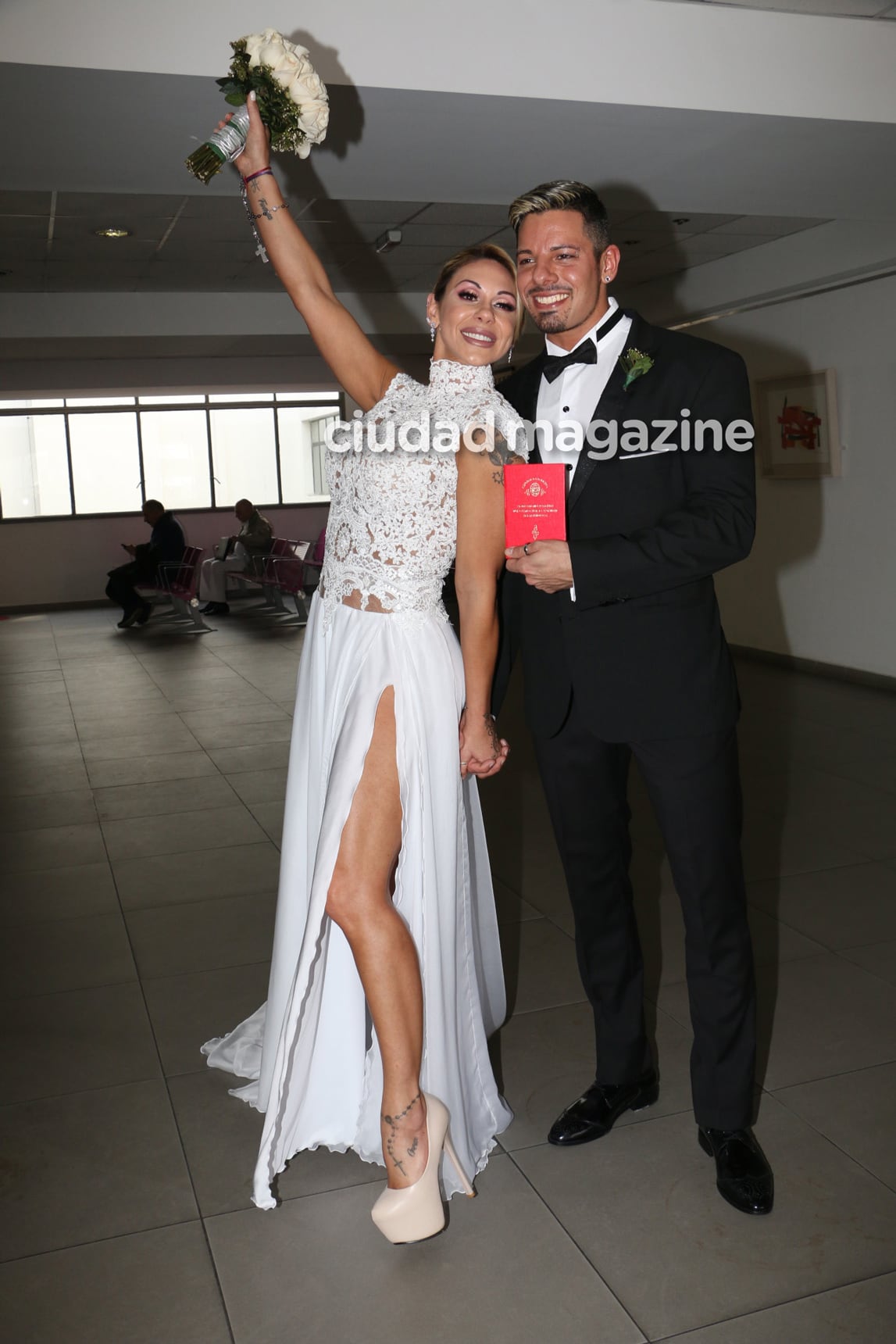 Las fotos del casamiento de Mónica Farro y Leandro Pena. (Foto: Movilpress)