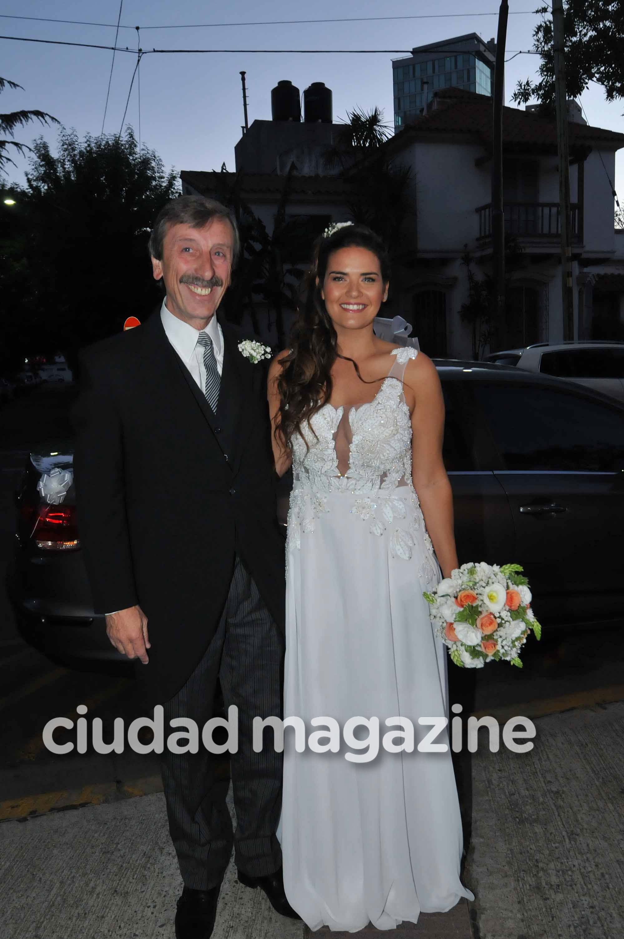 Las fotos del casamiento por iglesia de Micaela Vázquez y Federico Larroca