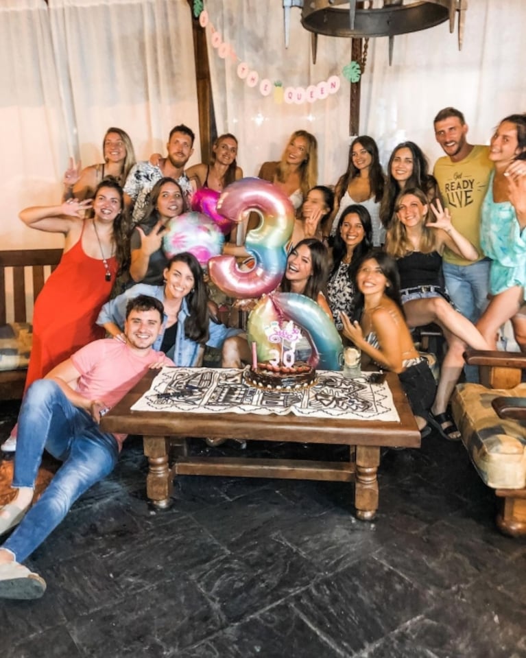 Las fotos del cumpleaños de Jujuy Jiménez en Pinamar: "No estoy segura si quedó claro lo que me gusta celebrar"