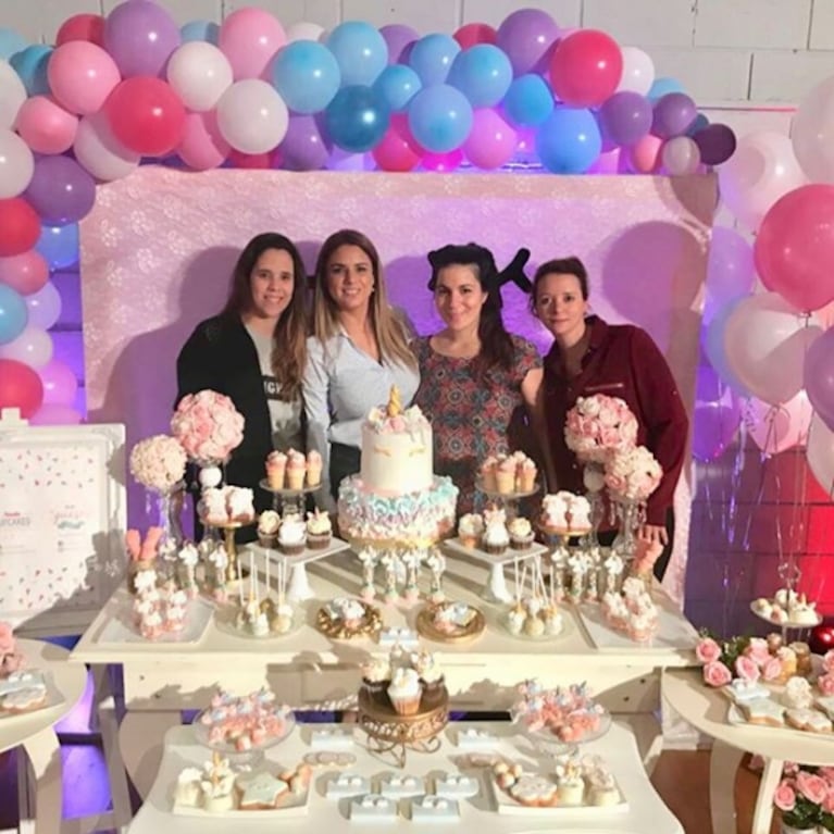 Las fotos del cumpleaños de Mía, la hija de Marina Calabró