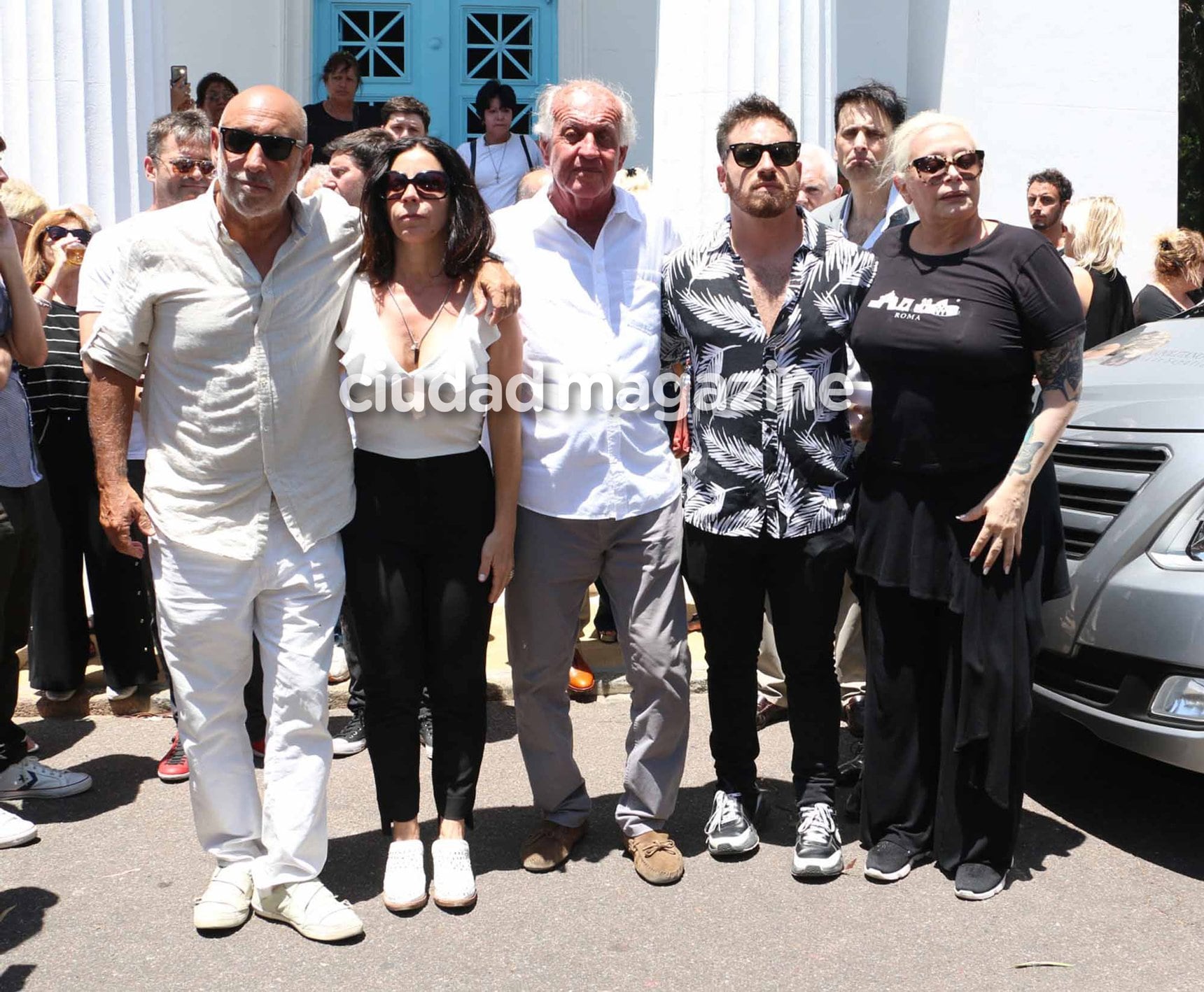 Las fotos del entierro de Santiago Bal en el panteón de actores de la Chacarita. (Foto: Movilpress)