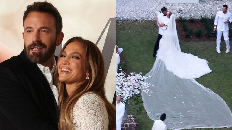 Las fotos del fastuoso casamiento de Jennifer Lopez y Ben Affleck. Foto: Grosby