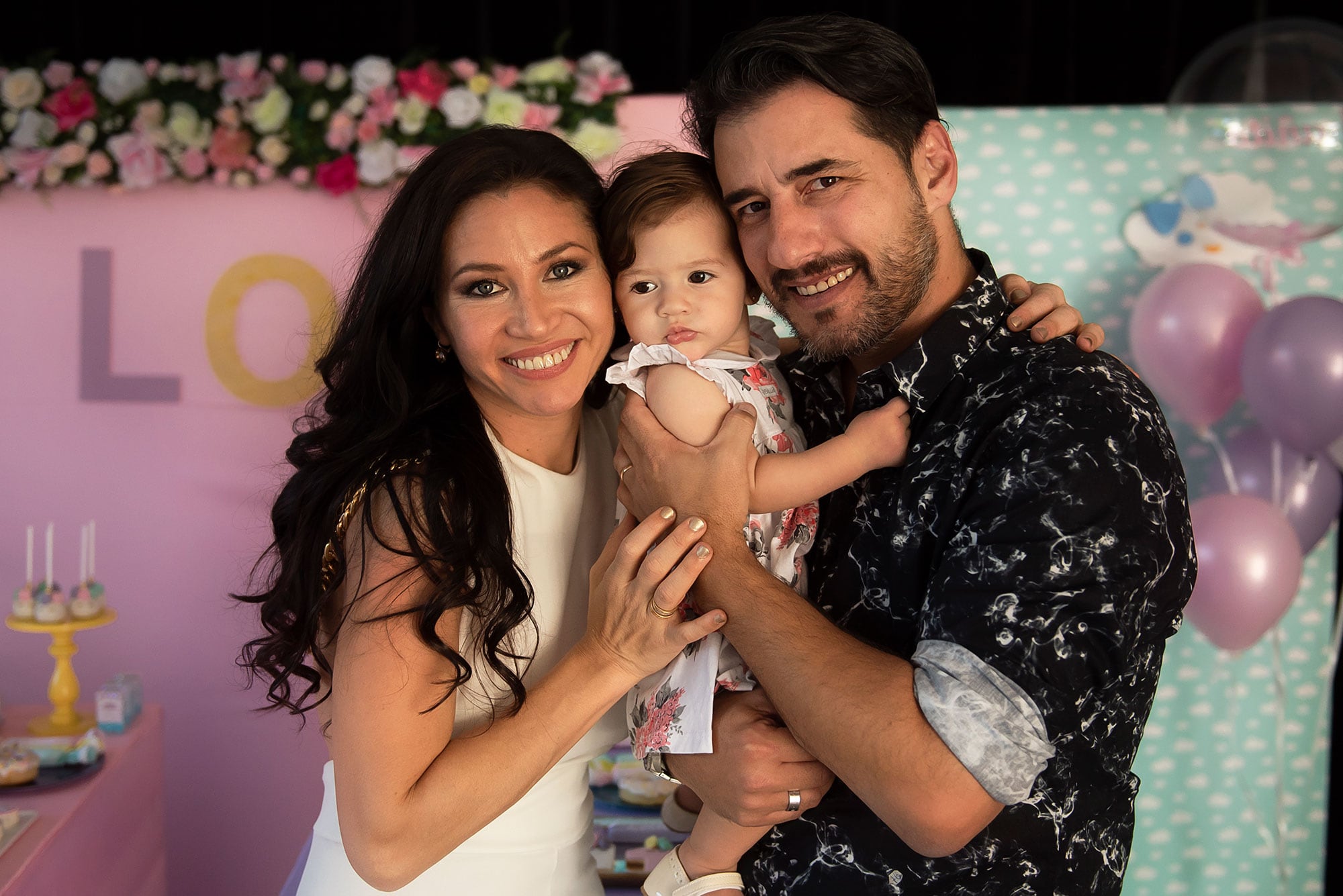 Las fotos del primer cumpleaños de Lola, la hija de Adabel Guerrero. (Foto: Alejandra Baier)