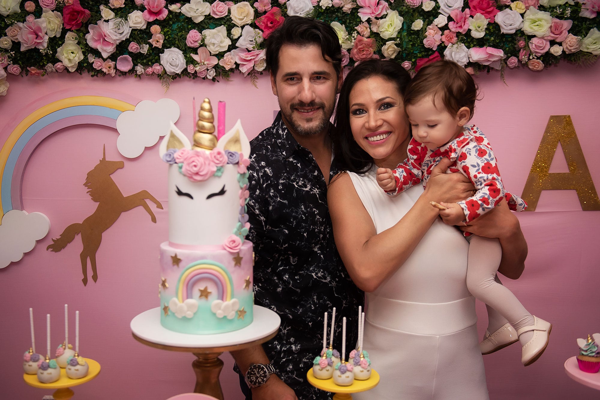 Las fotos del primer cumpleaños de Lola, la hija de Adabel Guerrero. (Foto: Alejandra Baier)