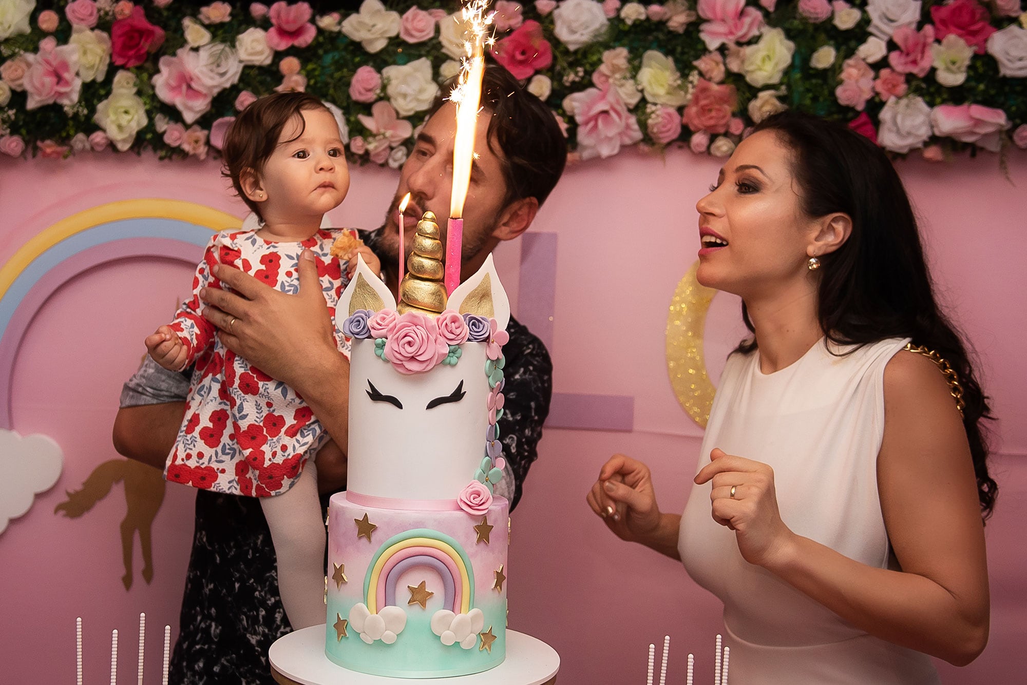 Las fotos del primer cumpleaños de Lola, la hija de Adabel Guerrero. (Foto: Alejandra Baier)