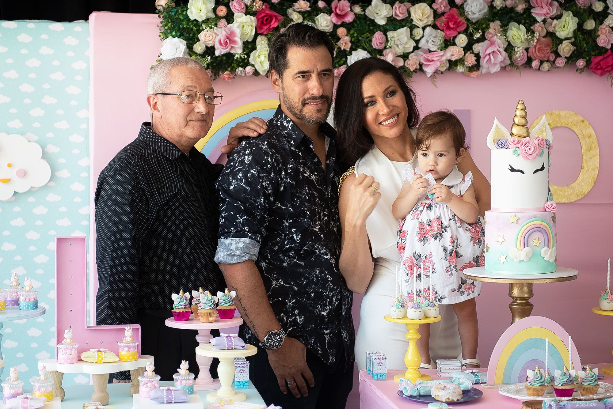 Las fotos del primer cumpleaños de Lola, la hija de Adabel Guerrero. (Foto: Alejandra Baier)