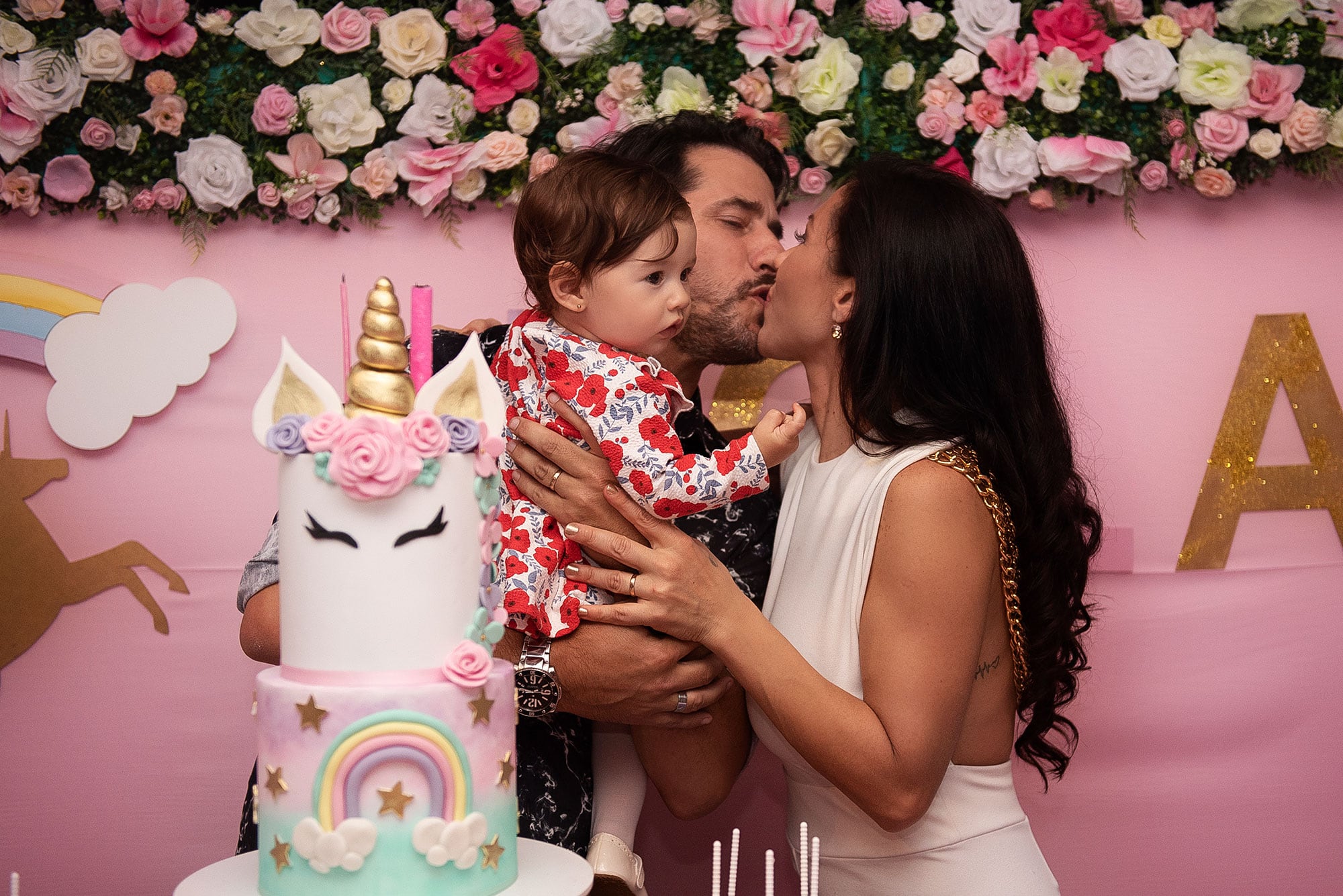 Las fotos del primer cumpleaños de Lola, la hija de Adabel Guerrero. (Foto: Alejandra Baier)