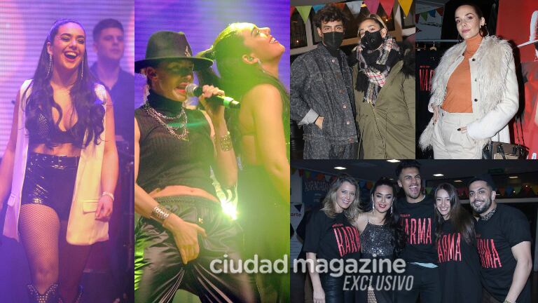 Las fotos del show de Ángela Leiva: hizo un dúo con Romina Gaetani y sus compañeros de La Academia no se la quisieron perder