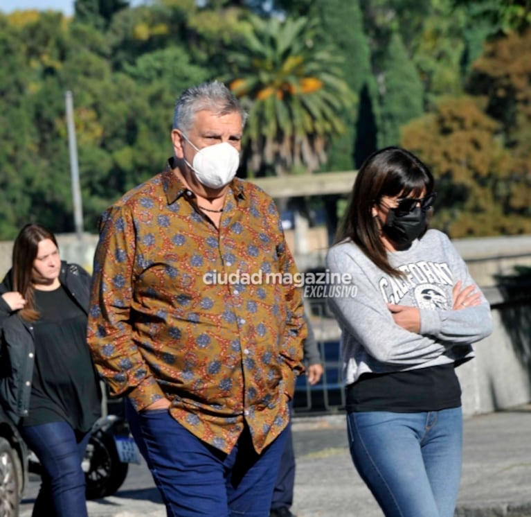 Las fotos del último adiós de Luis Ventura a su hermano mayor junto a su familia y amigos