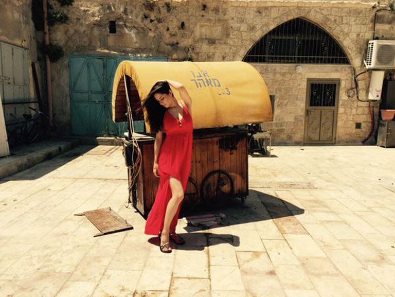 Las fotos más sexies de Victoria Vannucci en Israel (Fotos: Twitter). 