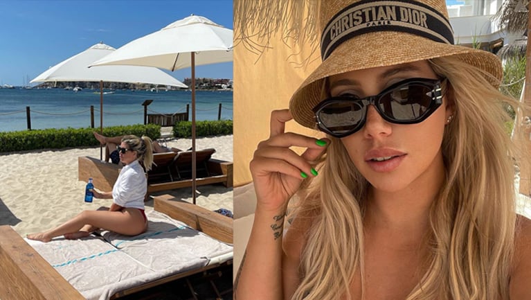 Las fotos súper jugadas de Wanda Nara en bikini desde Ibiza.