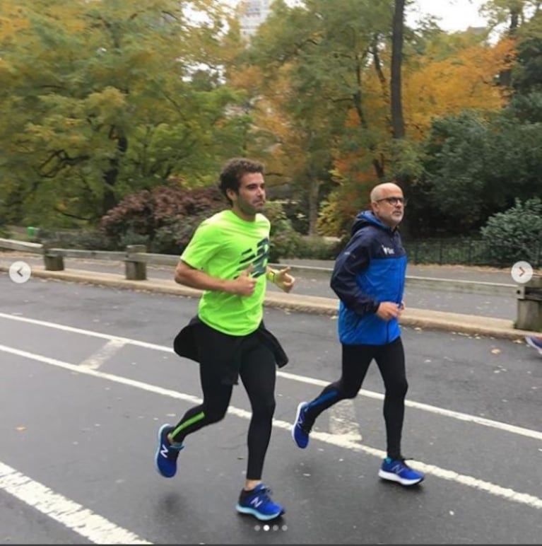 Las fotos y videos de Nicolás Cabré en la maratón de Nueva York: "No lo voy a olvidar nunca en mi vida"