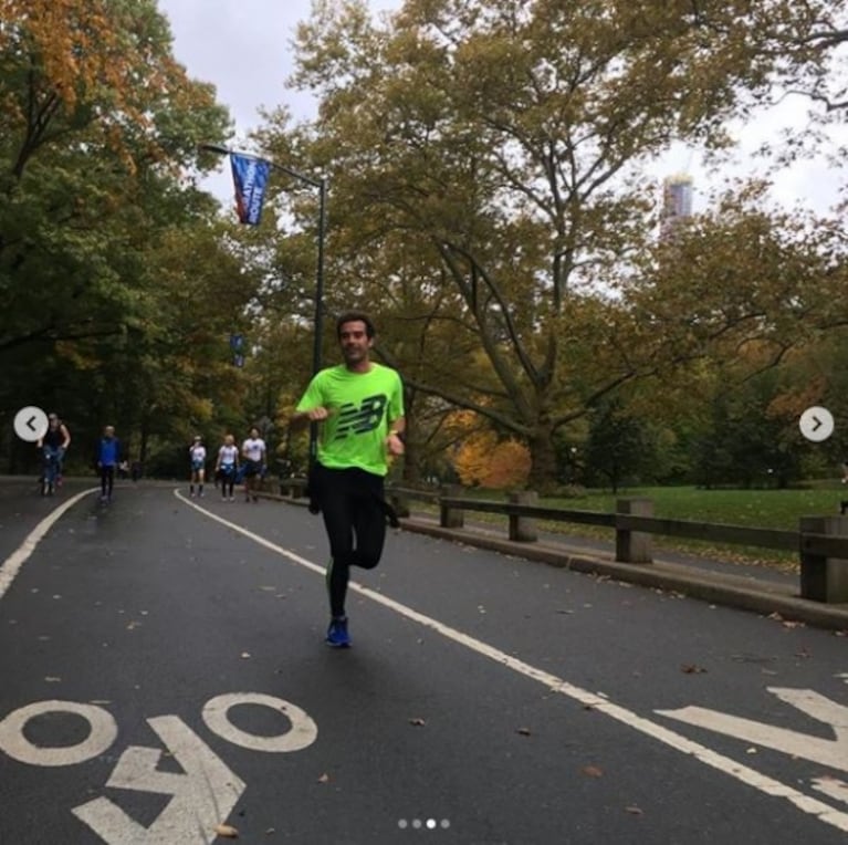 Las fotos y videos de Nicolás Cabré en la maratón de Nueva York: "No lo voy a olvidar nunca en mi vida"