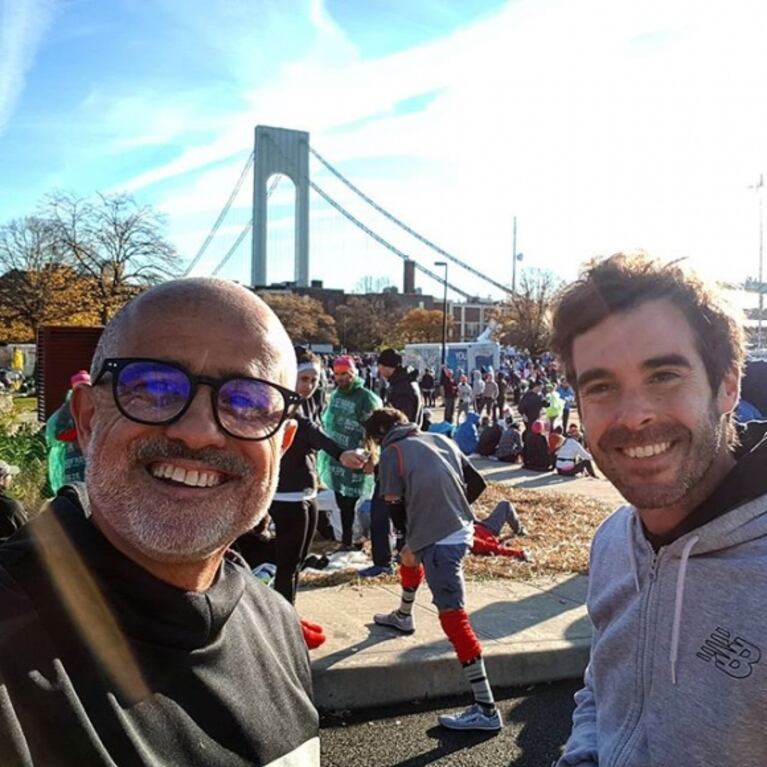 Las fotos y videos de Nicolás Cabré en la maratón de Nueva York: "No lo voy a olvidar nunca en mi vida"