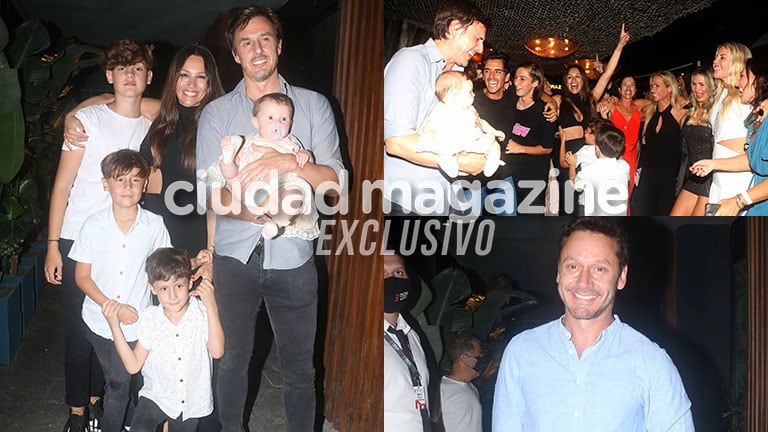 Las imágenes del cumpleaños de Pampita y Roberto García Moritán (Fotos: Movilpress). 