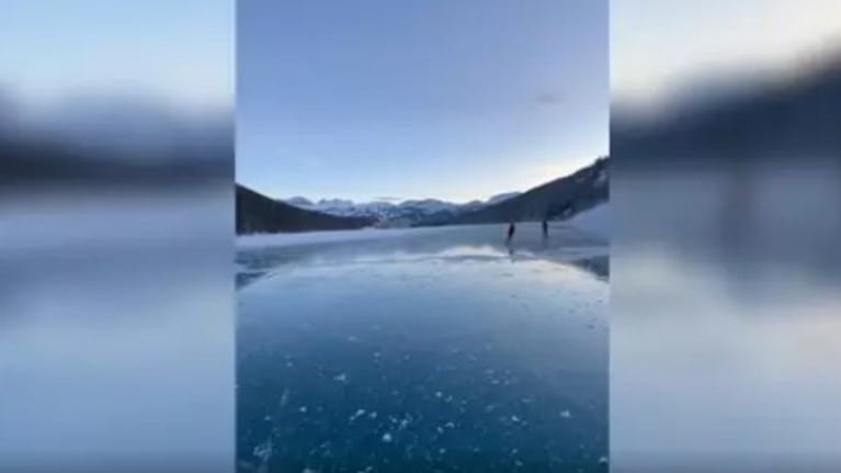 Las impresionantes imágenes de este paraíso helado en Canadá