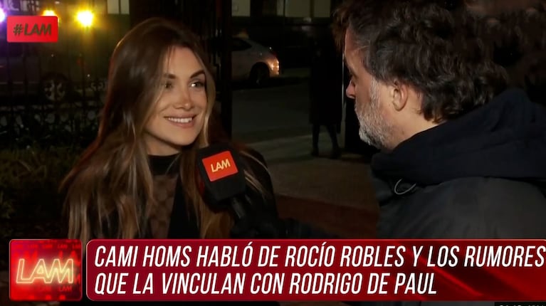 Las inesperadas declaraciones de Camila Homs sobre el rumor de affaire de Rodrigo de Paul con Rocío Robles